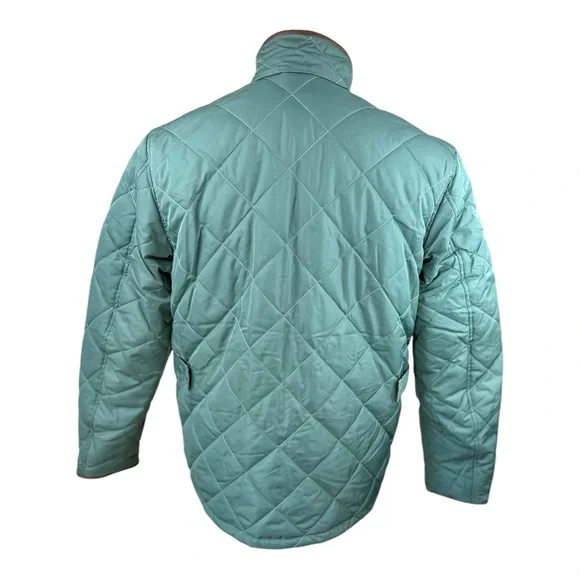 Robert Graham NWT size small mens quilted water repellent color is forest jacket